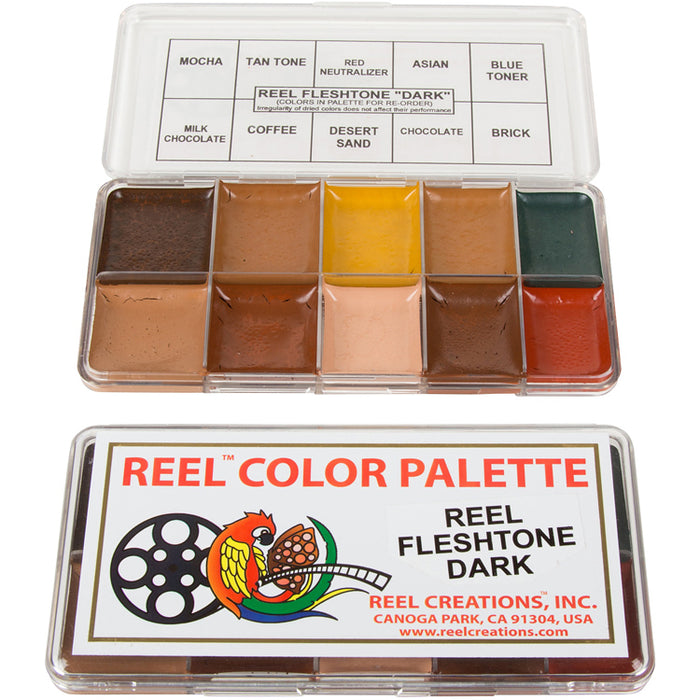Reel Color Makeup Palettes Dark Fleshtone