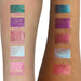Arm swatches on various skintones