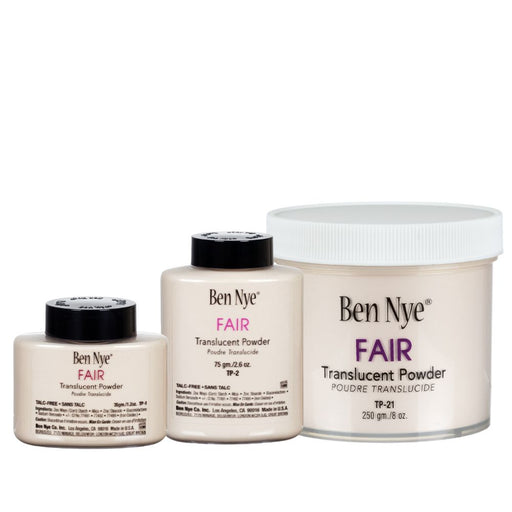 Ben Nye Face Powder Fair Translucent All sized containers
