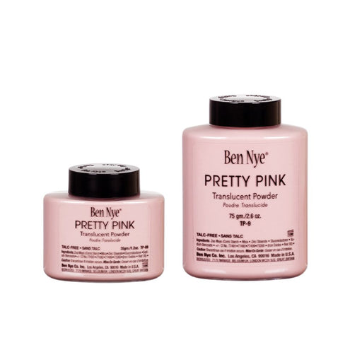 All sizes of Pretty Pink Talc Free Translucent Powders