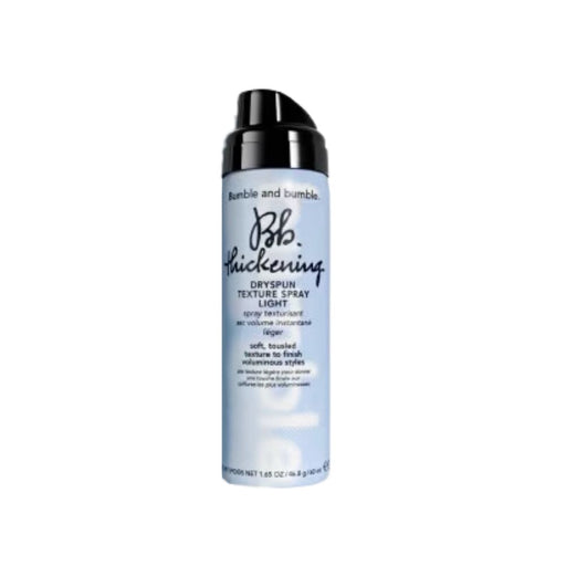 Bumble and Bumble Thickening Dryspun Texture Spray Light 1.65oz Travel Size light blue can with continual spray top