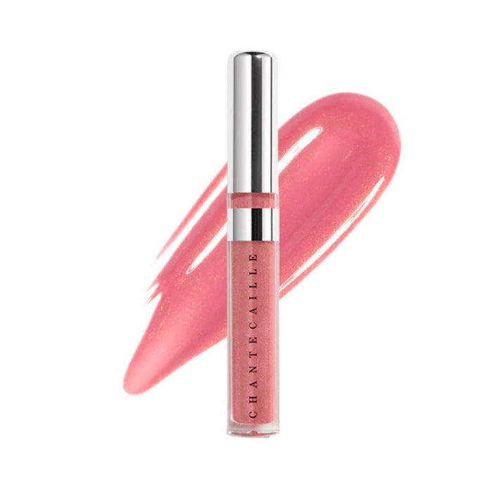 Chantecaille Brilliant Gloss Pretty with Swatch behind product