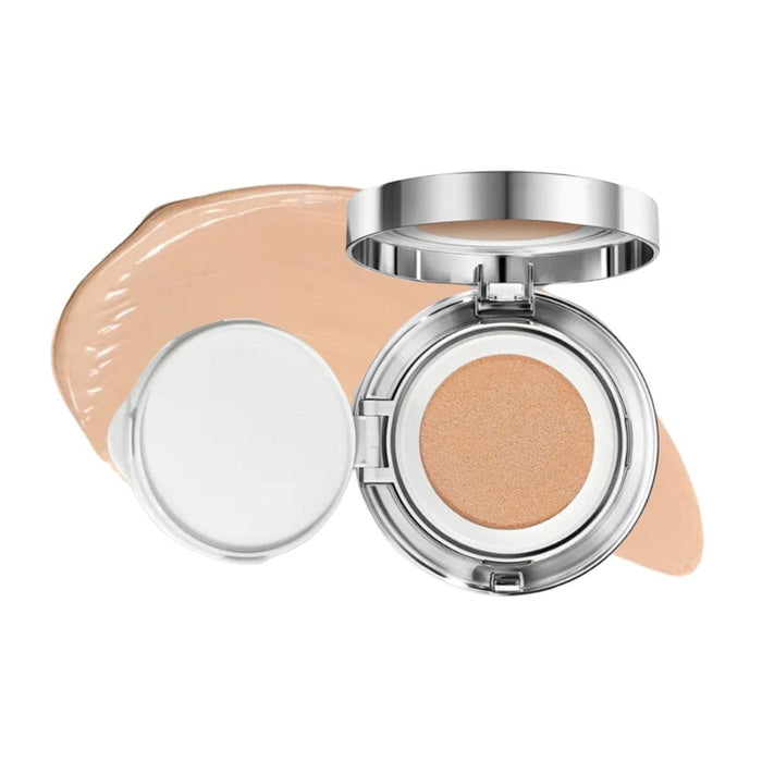 Chantecaille Future Skin Cushion vanilla with swatch