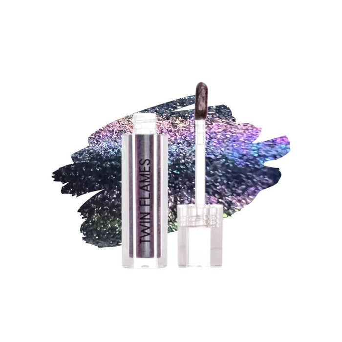 DM Twin Flames Lip Midnight Pearl Product with color swatch behind product