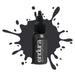 European Body Art Endura Pro Charcoal 1oz with swatch behind bottle