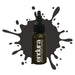 European Body Art Endura Pro Oil Spill 1oz with swatch behind bottle