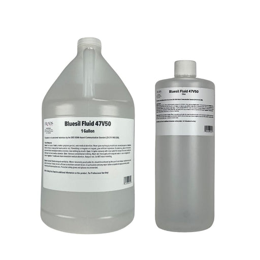 Bluesil Fluid 47V50 All sizes in bottles with labels