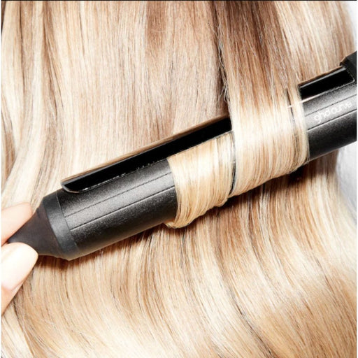 GHD Curve Classic Curl Iron 1 in curling blonde hair