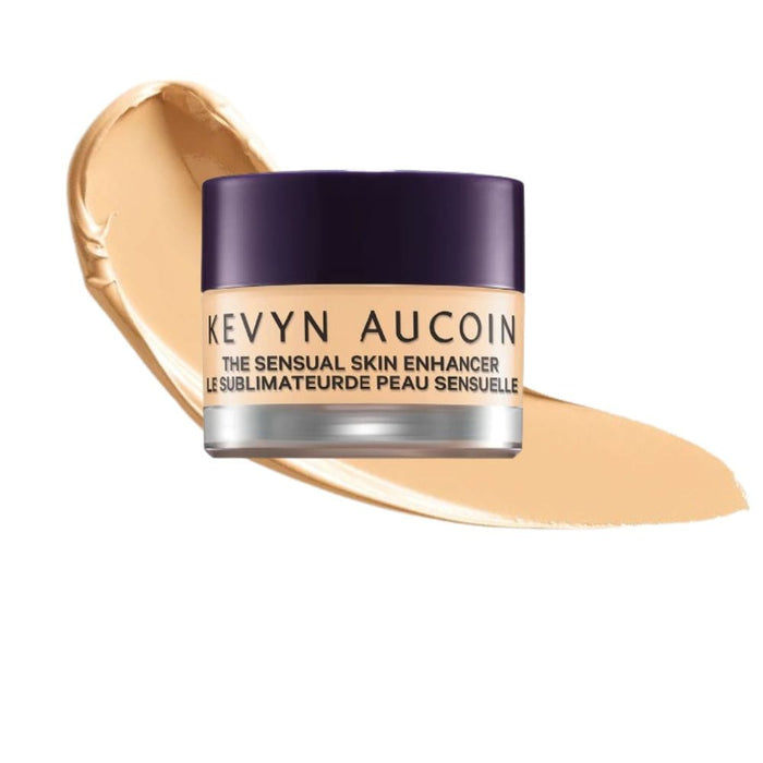 Kevyn Aucoin Sensual Skin Enhancer SX 04 with swatch behind product