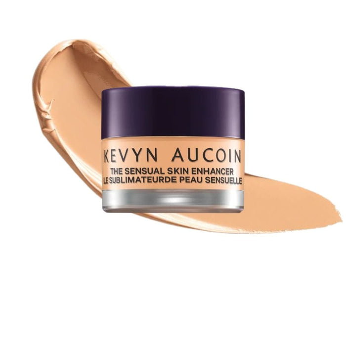 Kevyn Aucoin Sensual Skin Enhancer SX 07 with swatch behind product