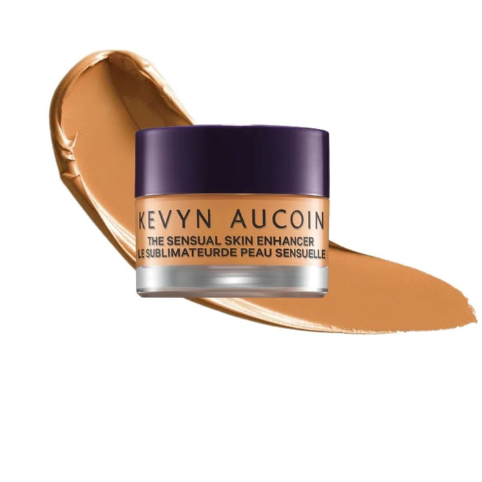 Kevyn Aucoin Sensual Skin Enhancer SX 12 with swatch behind product