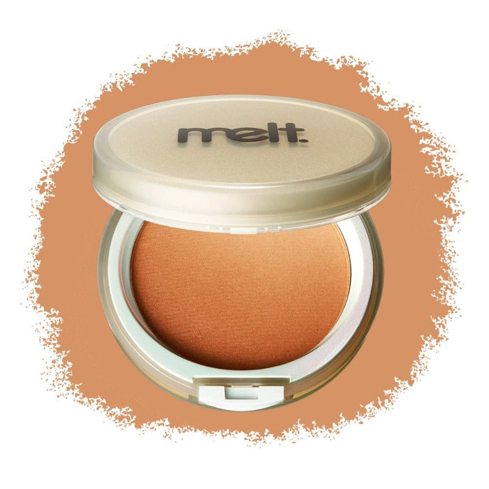 Melt Cosmetics Glazed Medium with swatch behind product