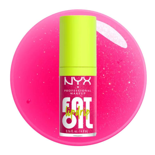 NYX Fat Oil Lip Drip Supermodel with color swatch behind