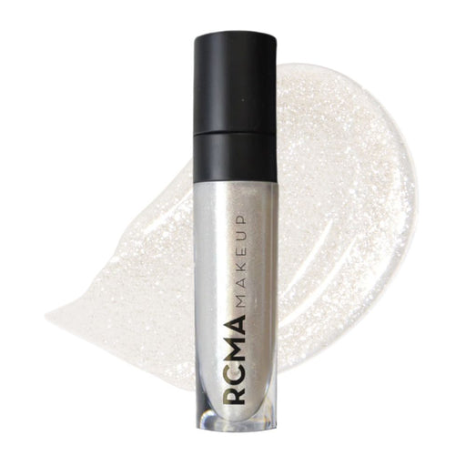 RCMA Diamond Shine Lip gloss with swatch behind product