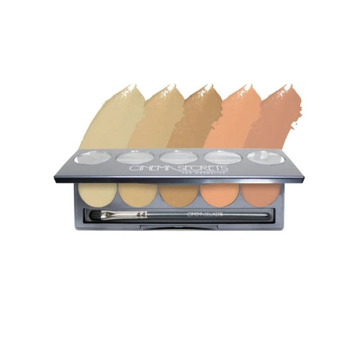 Cinema Secrets Ultimate Corrector 5-in-1 Pro Palette No 1 Swatches Stylized