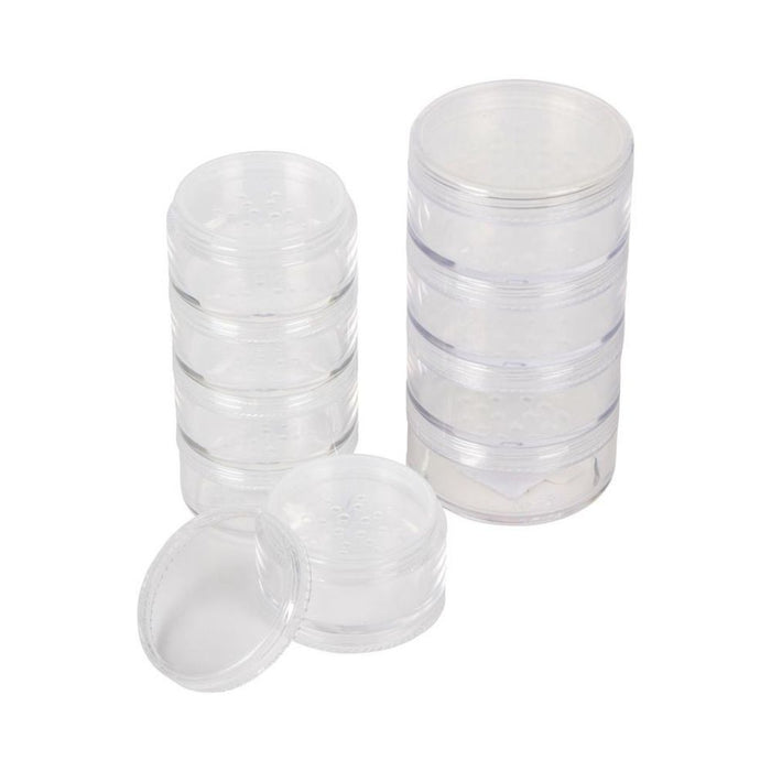 Empty Clear Stackable With Shaker