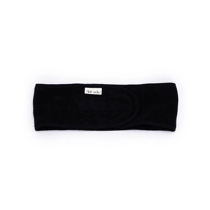 Kitsch Eco-Friendly Spa Headband Black Single Stylized 