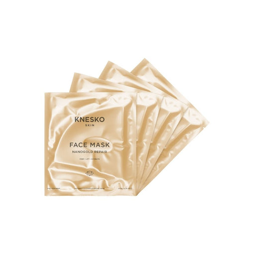 Knesko Nano Gold Repair Collagen Face Mask Four Pack Set