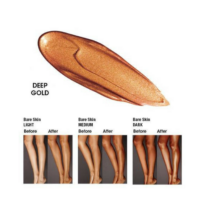Gleam Body Radiance Deep Gold Leg Chart