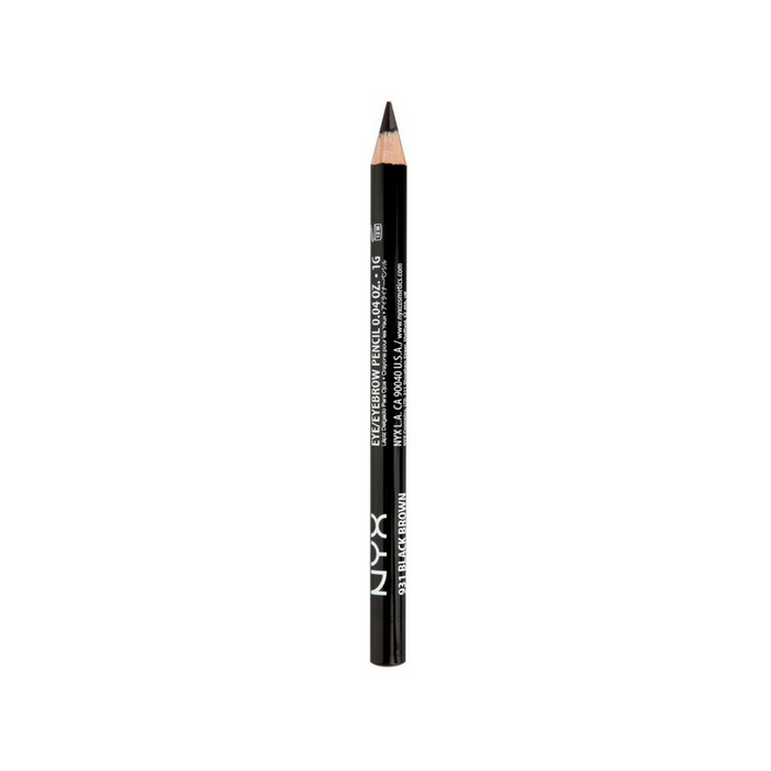 NYX Eyebrow Pencil - Slim Black Brown