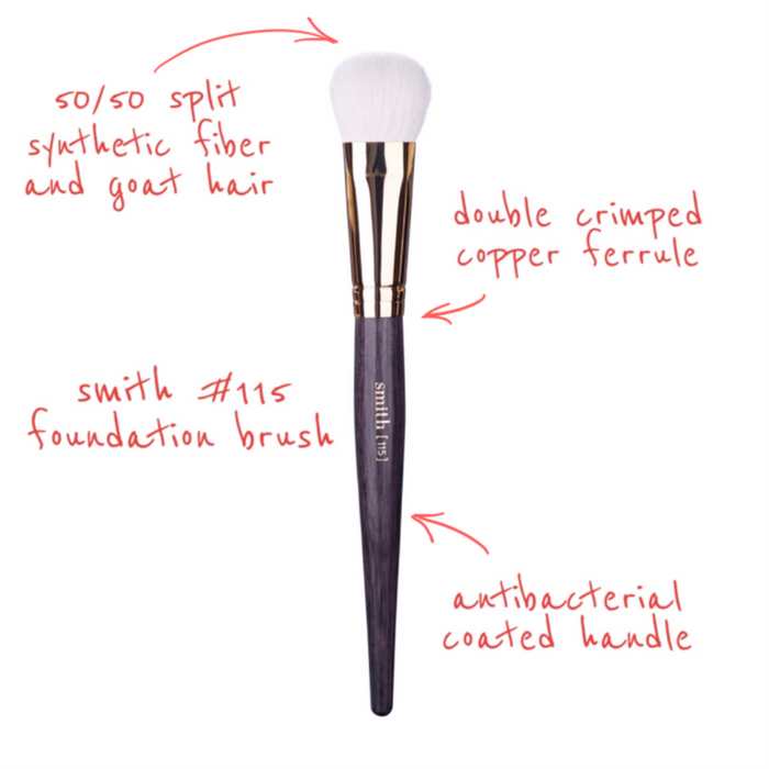 Smith Cosmetics 115 Foundation Brush - 3