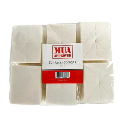 MUA Approved Soft Latex Sponges 12ct