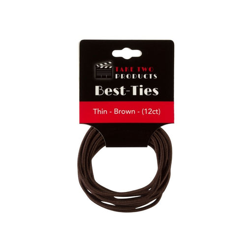 Take Two Products Best-Ties Thin 12ct. Brown