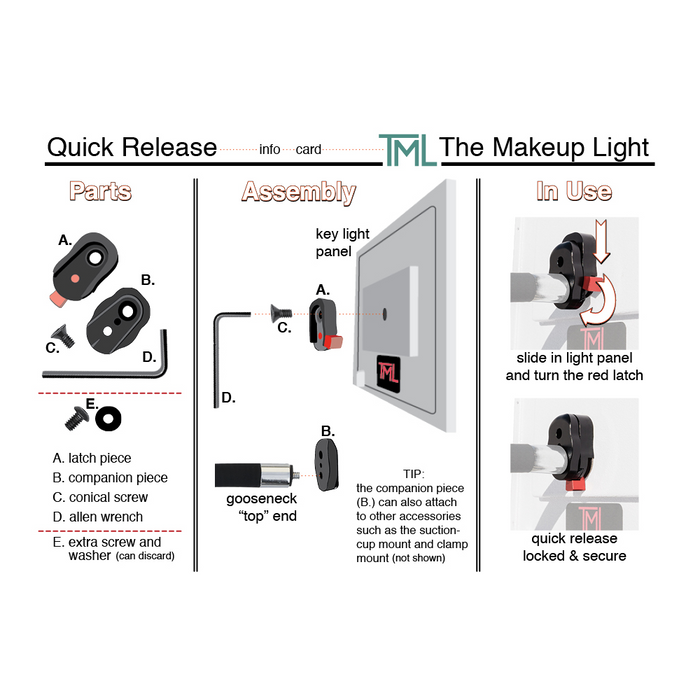 The Makeup Light Quick Release 6