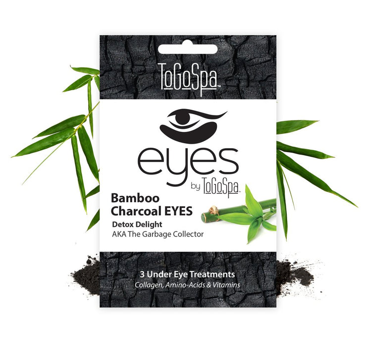ToGoSpa Bamboo Charcoal EYES Under Eye Collagen Gel Masks