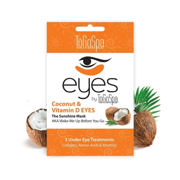 ToGoSpa Coconut EYES Under Eye Collagen Gel Masks