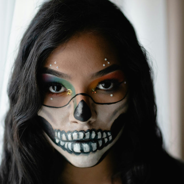 Girl with Halloween makeup