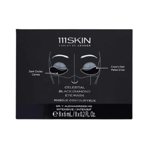 111 Skin Celestial Black Diamond Eye Mask 8 Pack