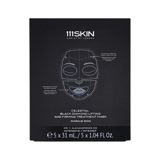 111Skin Celestial Black Diamond Lifting And Firming Treatment Face Mask 5 pack packshot