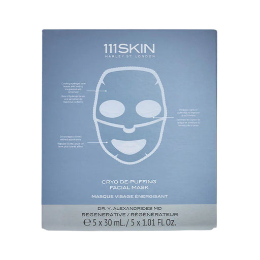 111 Skin Cryo De-Puffing Facial Mask 5 pack packshot