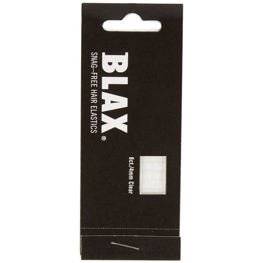 Blax Snag-Free Elastics Clear 4mm 8 count