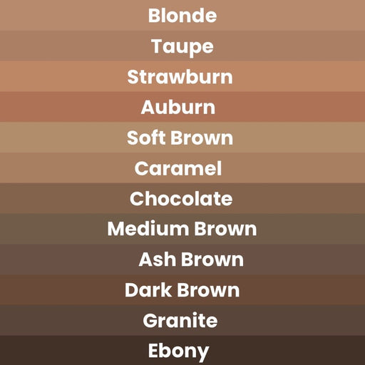 Beautiful Brows Color Chart Eyes Brows — Frends Beauty