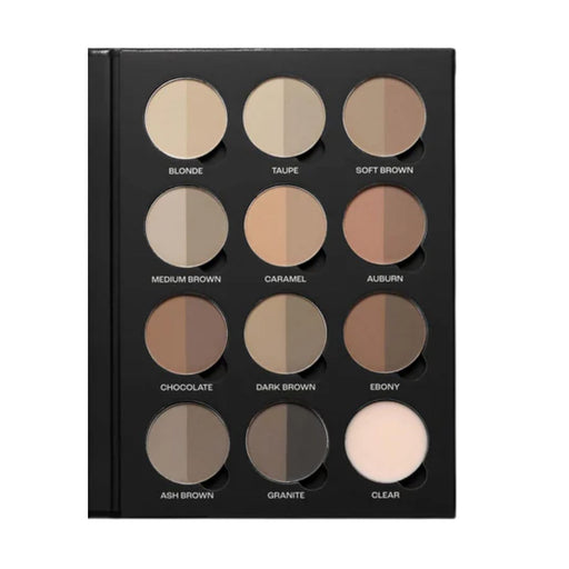 Anastasia Beverly Hills Brow Book Pro Palette open view of pans