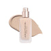 Anastasia Beverly Hills Impeccable Blurring Second-Skin Matte Foundation Bottle 0CR with swatch behind 