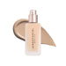 Anastasia Beverly Hills Impeccable Blurring Second-Skin Matte Foundation Bottle 1.5N with swatch behind