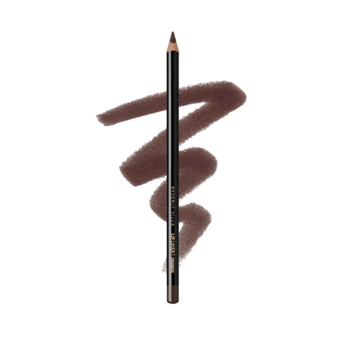 Anastasia Beverly Hills Lip Liner Cinnamon with swatch behind