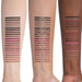 Anastasia Beverly Hills Lip Liner shade swatches on the forearm - light, medium and dark skin.