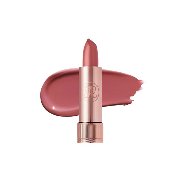 Anastasia Beverly Hills Satin Lipstick Dusty Rose with swatch