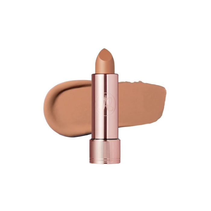 Anastasia Beverly Hills Satin Lipstick Honey Taupe with swatch