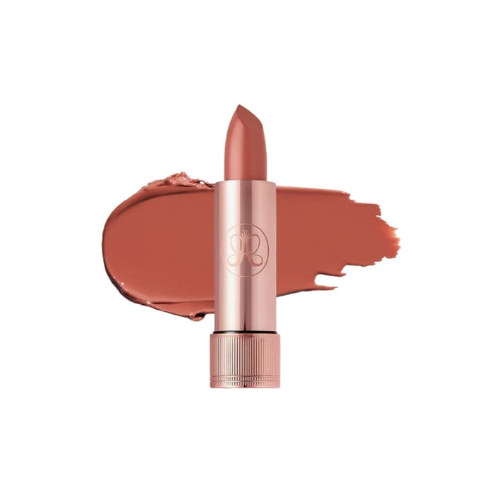 Anastasia Beverly Hills Satin Lipstick Peach Bud with swatch