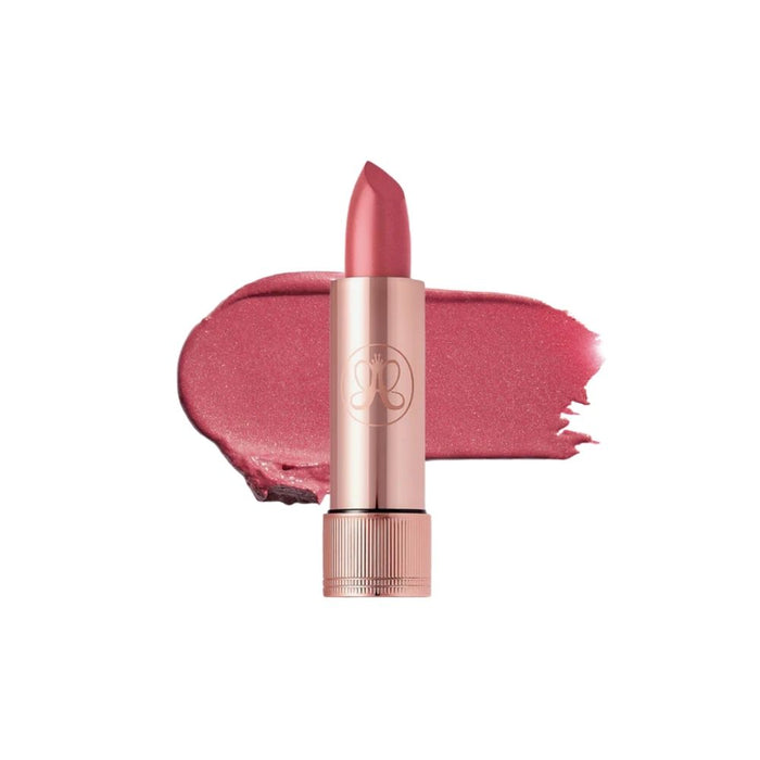 Anastasia Beverly Hills Satin Lipstick Rose Dream with swatch