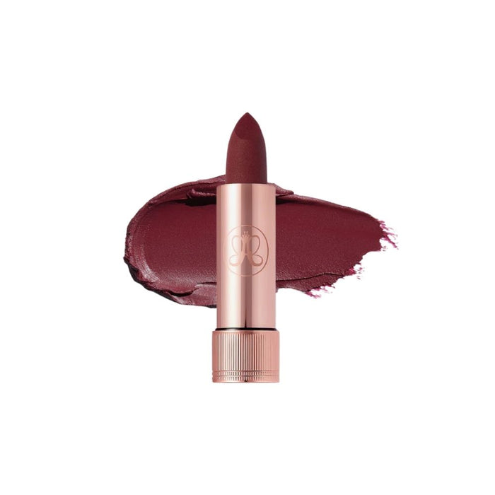 Anastasia Beverly Hills Matte Lipstick Rum Punch with swatch