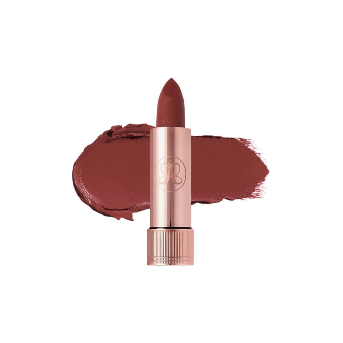 Anastasia Beverly Hills Matte Lipstick Toffee with swatch