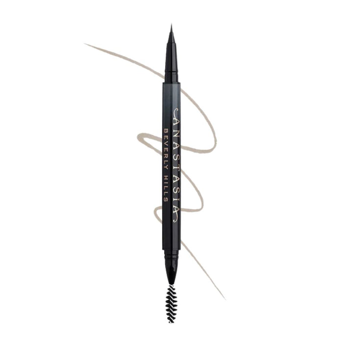 Anastasia Beverly Hills MicroStroke Brow Pen Taupe with swatch