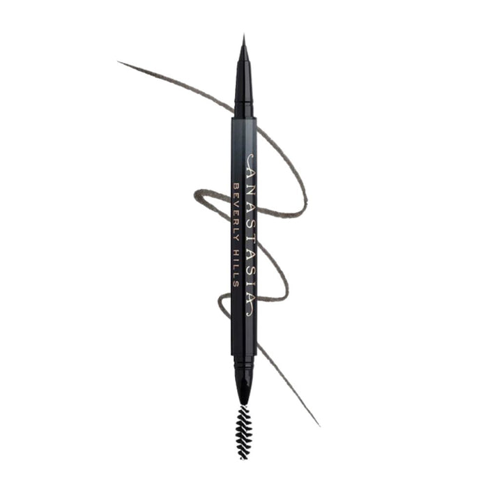 Anastasia Beverly Hills MicroStroke Brow Pen Granite with swatch