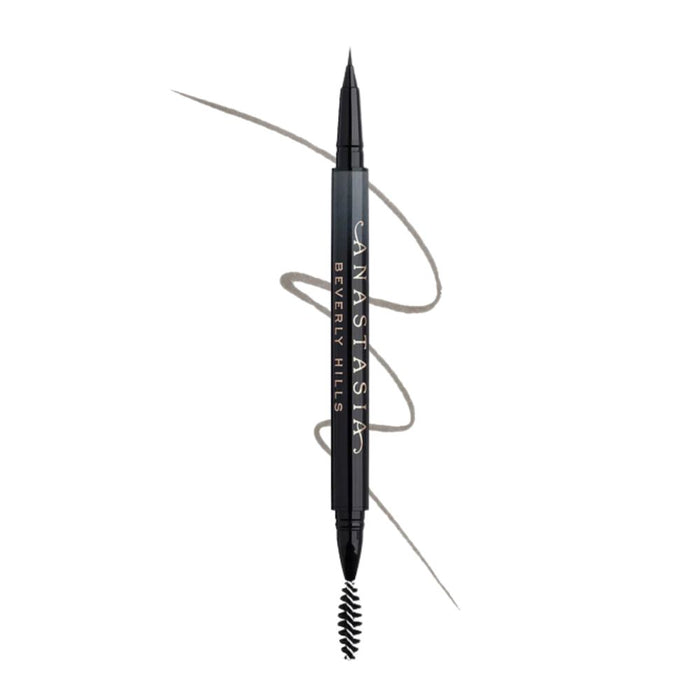 Anastasia Beverly Hills MicroStroke Brow Pen Medium Brown with swatch